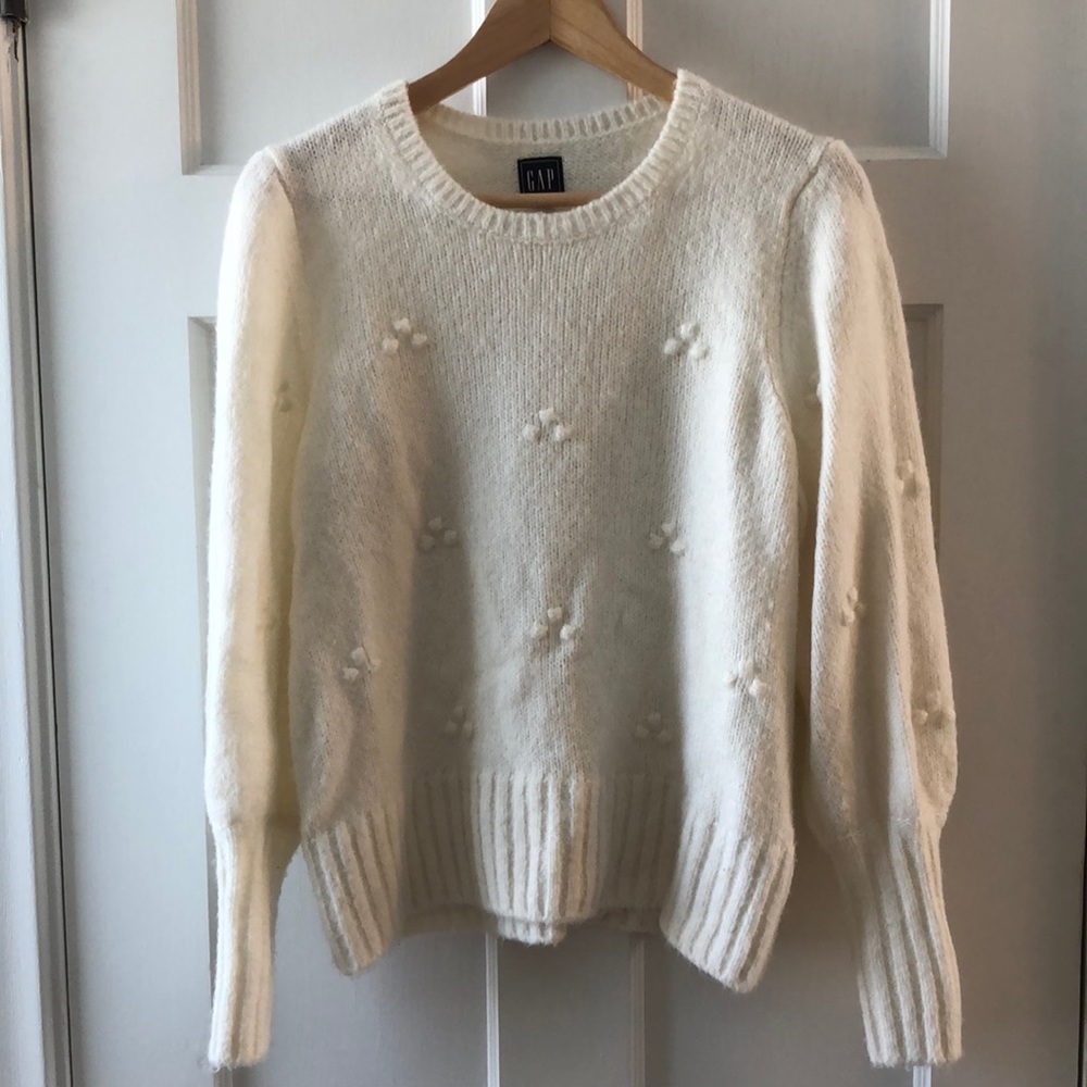 Gap cream bobble sweater